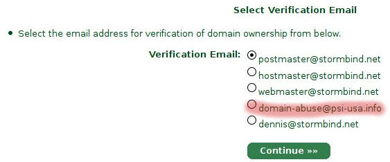 startssl abuse desk in dv validation